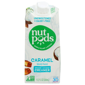 Nutpods, Creamer Unsweet Caramel, 11.2 Oz(Case Of 12)