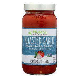 Primal Kitchen, Sauce Marinara Roasted Garlic, Case of 6 X 24 Oz