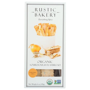 Rustic Bakery, Flatbread Everythng Spice, 6 Oz(Case Of 12)