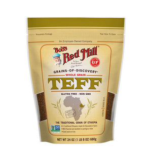 Bobs Red Mill, Whole Grain Teff, 24 Oz(Case Of 4)