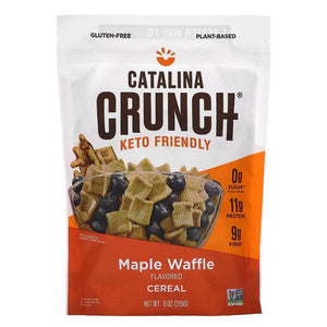 Catalina Crunch, Keto Friendly Cereal Maple Waffle, 9 Oz(Case Of 6)