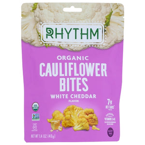 Rhythm Superfoods, Bites Cauliflwr Wht Chddr, 1.4 Oz(Case Of 8)