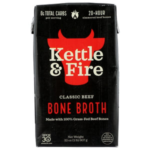 Kettle And Fire, Broth Beef Bone, 32 Oz(Case Of 6)