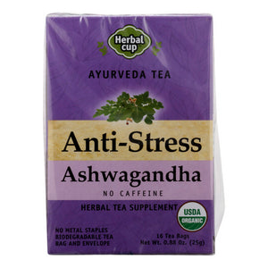 Herbal Cup, Tea Anti Stress Ashwangan, 16 Bags(Case Of 6)
