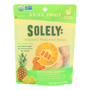 Solely, Fruit Dried Pineapple Org, 3.5 Oz(Case Of 6)
