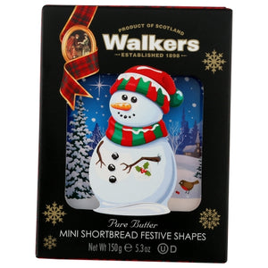 Walkers, Cookies Snowman Carton, 5.3 Oz(Case Of 10)