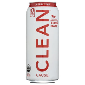 Clean Cause, Tea Rtd Cherry Lime Sf, 16 Oz(Case Of 12)