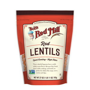 Bobs Red Mill, Lentils Red, 27 Oz(Case Of 4)