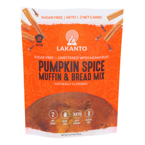 Lakanto, Mix Muffin Pumpkin Spice, 6.77 Oz(Case Of 8)