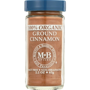 Morton & Bassett, Cinnamon Grnd Org, 2.3 Oz