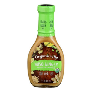 Organicville, Drssng Vngrt Miso Ginger, Case of 6 X 8 Oz