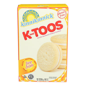 Kinnikinnick, V Anilla Cream Cookie Sandwiches, 8 Oz(Case Of 6)