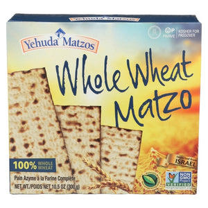 Yehuda, Matzo Whl Wheat Passover, Case of 24 X 10.5 Oz