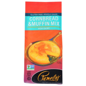 Pamelas, Mix Corn Bread & Muffin, 12 Oz(Case Of 6)