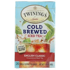 Twinings Tea, Tea Cold Brw Engl Clssc, 20 Bags(Case Of 6)