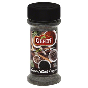 Gefen, Pepper Black Grnd, 3 Oz(Case Of 12)
