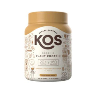 Kos, Organic Plant Based Protein Powder Chocolate Peanut Butter, 20.56 Oz