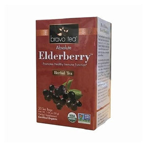 Bravo Tea & Herbs, Organic Tea Elderberry, 20 Bags