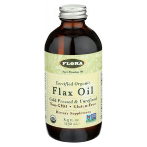 Flora, Organic Flax Oil, 8.5 Oz