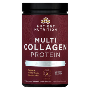 Ancient Nutrition, Multi Collagen Protein Powder Joint + Tissue Vanilla, 8 Oz