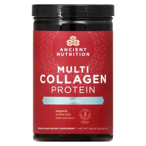 Ancient Nutrition, Multi Collagen Protein Vanilla, 16.8 Oz