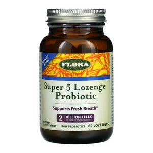 Flora, Super Probiotic 5, 60 Count