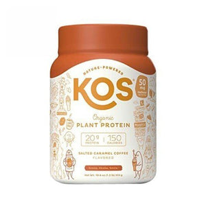 Kos, Orgainc Plant Protein Caramel Coffee, 19.6 Oz