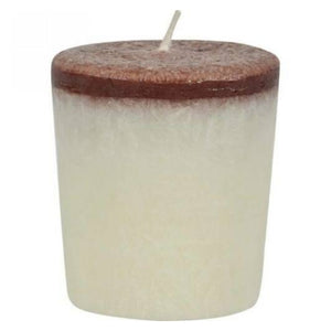 Aloha Bay, Candle Votives Bahia Coconut White-Brown, 12 Count