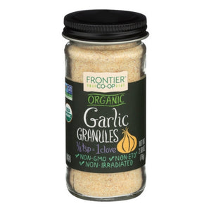 Frontier Herb, Organic Garlic Granule, 2.68 Oz (Case of 12)