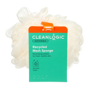 Cleanlogic, Recycled Mesh Bath Sponge, 1 Count