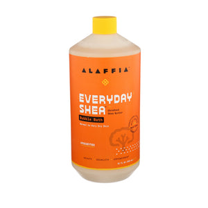 Alaffia, Everyday Shea Bubble Bath Unscented, 32 Oz