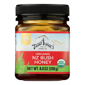 Tranzalpine, Organic NZ Bush Honey, 8.8 Oz (Case of 3)