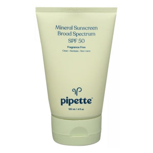 Pipette, Mineral Sunscreen Broad Spectrum SPF 50, 4 Oz