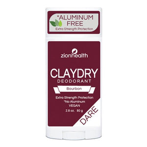 Zion Health, Clay Dry Dare Bourbon Deodorant, 2.8 Oz