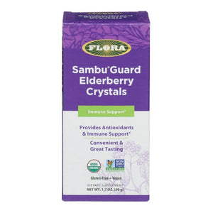 Flora, Sambu Guard Elderberry Crystals, 1.7 Oz
