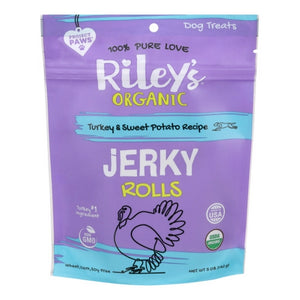 Riley's Organic, Turkey & Sweet Potato Jerky Rolls, 5 Oz