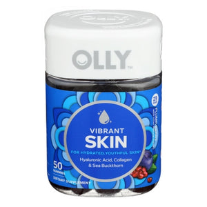 Olly, Vibrant Skin Gummy Supplements, 50 Count (Case of 3)