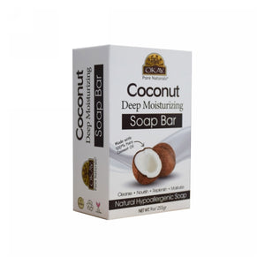 Okay Pure Naturals, Coconut Bar Soap, 9 Oz