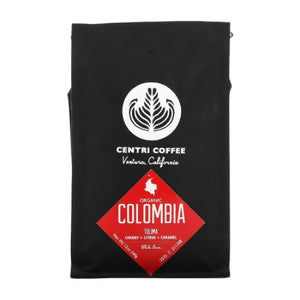 Centri Coffee, Organic Colombia Whole Bean Coffee, 12 Oz