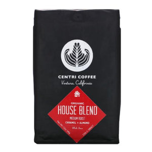 Centri Coffee, Organic House Blend Whole Bean Coffee, 12 Oz