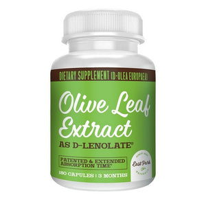 East Park Naturals, Olive Leaf d-Lenolate, 500 mg, 180 Caps