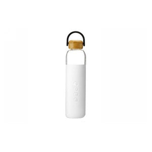 Soma, Glass Water Bottle V2 White, 25 Oz