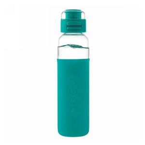 Soma, Glass Water Bottle w/ Sport Cap V2 Aqua, 17 Oz