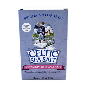 Celtic Sea Salt, Fossil River Potassium Pink Cave Salt, 10.6 Oz