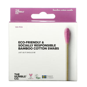The Humble Co, Cotton Swabs Purple, 100 Count