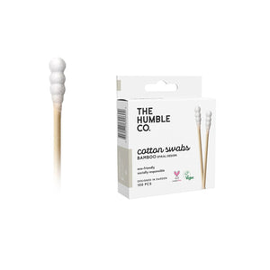 The Humble Co, Cotton Swabs White Spiral, 100 Count