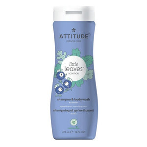 Attitude, Little Leaves 2-In-1 Shampoo Blueberry, 16 Oz