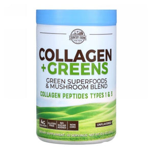 Country Farms, Collagen + Greens, 10.6 Oz