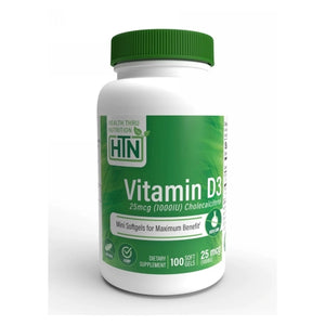 Health Thru Nutrition, Vitamin D3 1000iu NON-GMO, 100 Softgels