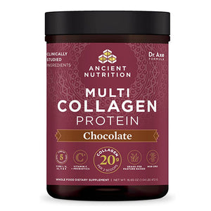 Anceint Nutrition, Multi Collagen Chocolate Protein, 16.65 Oz
